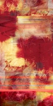 Abstract mixed media artwork Stock Illustration