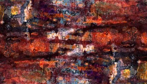Abstract mixed media background or texture Stock Illustration