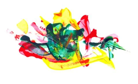 Abstract mixed media background or texture design on white Stock Illustration