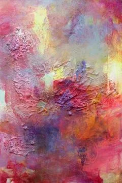 Abstract mixed media on canvas Stock Illustration