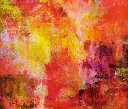Abstract mixed media on canvas Stock Illustration