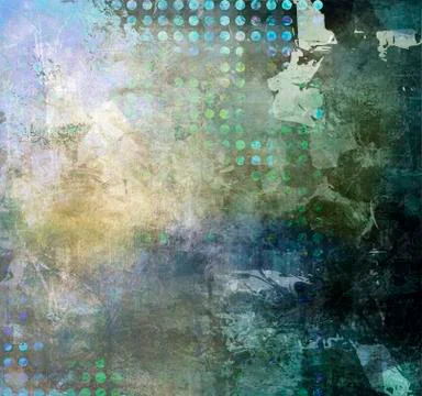 Abstract mixed media Stock Illustration