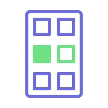Abstract mobile app interface icon. Concept of user interface design and mo.. イラスト素材
