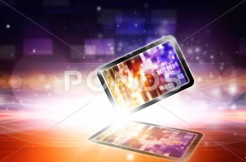 Abstract mobile device Stock Illustration