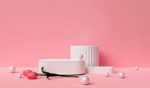 Abstract mock up scene. geometry podium shape for display product, present and Stock Illustration
