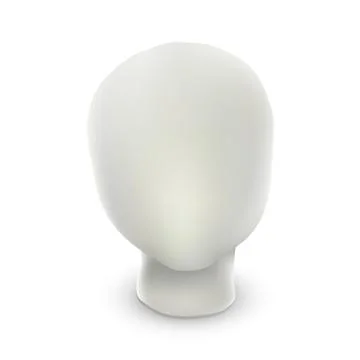 Abstract Model of Human Head, 3d simple Vector. 스톡 일러스트