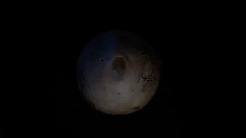 Abstract Model of the Moon. Stock Footage 320923602