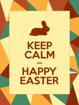 Abstract moder Easter background Stock Illustration