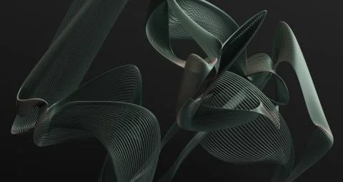 Abstract Modern 3D Background Illustrazione stock