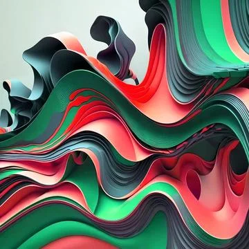 Abstract modern 3d layers background Stock Illustration