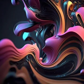 Abstract modern 3d layers background Stock Illustration