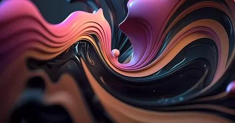 Abstract modern 3d layers background Illustrazione stock
