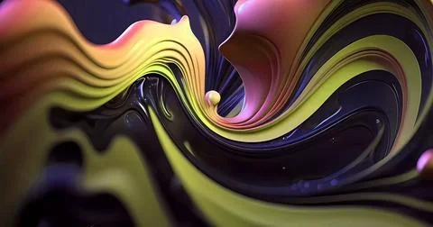 Abstract modern 3d layers background Stock Illustration