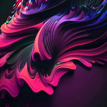 Abstract modern 3d layers background Stock Illustration