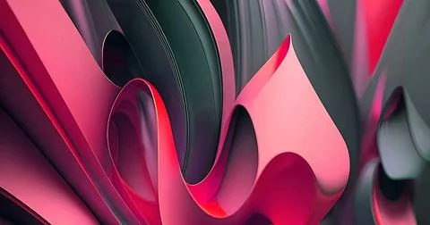 Abstract modern 3d layers background Stock Illustration