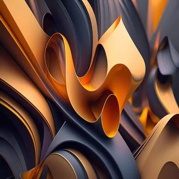 Abstract modern 3d layers background Illustrazione stock
