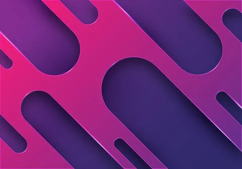 Abstract modern 3D rounded lines pattern background 스톡 일러스트