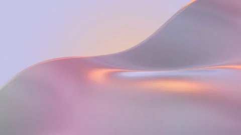 Abstract modern animation background mother-of-pearl matte waves with glow. Loop Stock Footage 227202313