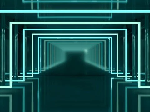 Abstract modern architecture background. 3D rendering Stock Illustration