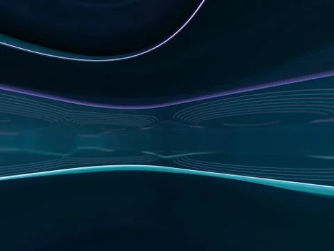 Abstract modern architecture background. 3D Stock Illustration