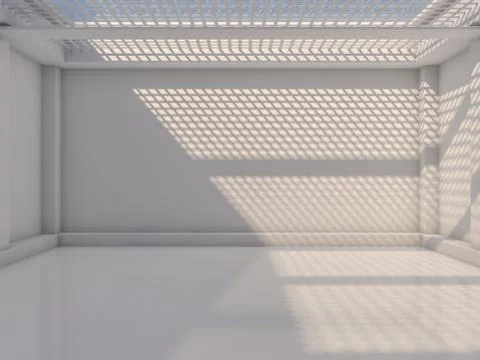 Abstract modern architecture background. 3D Stock Illustration