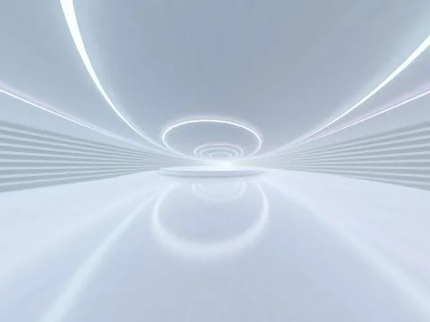 Abstract modern architecture background. 3D Stock Illustration