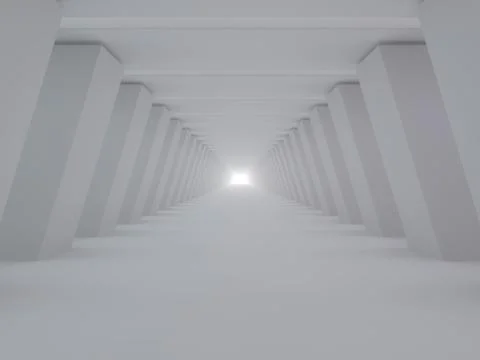 Abstract modern architecture background. 3D Stock Illustration