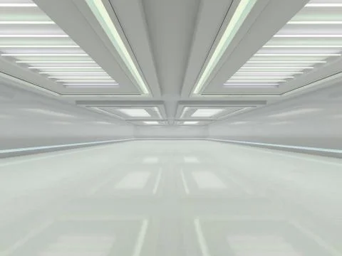 Abstract modern architecture background. 3D Stock Illustration