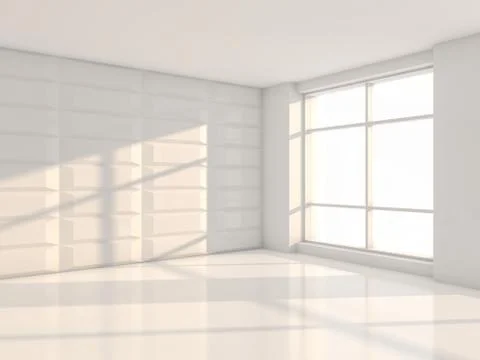 Abstract modern architecture background. 3D rendering Stock Photos