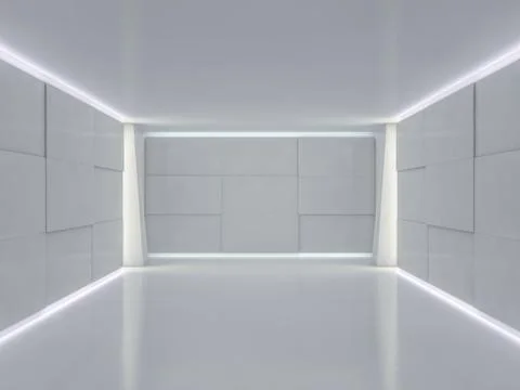 Abstract modern architecture background. 3D Fotos de archivo