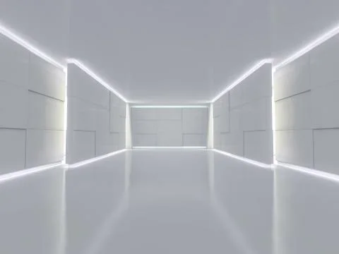 Abstract modern architecture background. 3D Stock Photos