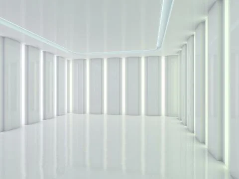 Abstract modern architecture background. 3D Fotos de archivo
