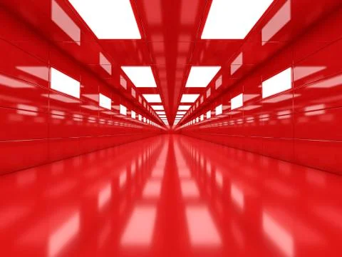 Abstract modern architecture background, empty open space interi Stock Illustration