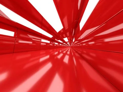 Abstract modern architecture background, empty open space interi Stock Illustration