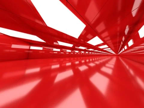 Abstract modern architecture background, empty open space interi Stock Illustration