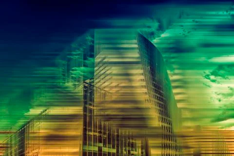 Abstract modern architecture Stock Illustration