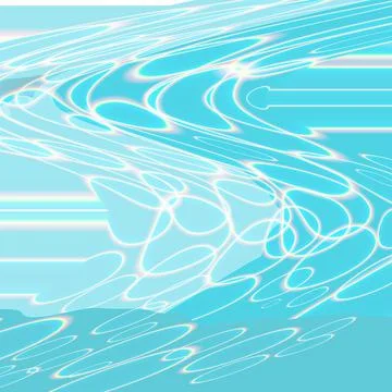 Abstract modern art, background soft blue watery colors dance Stock Illustration