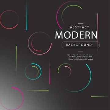 Abstract modern background. Abstract vector illustration Stock Illustration