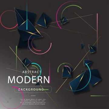 Abstract modern background. Abstract vector illustration Stock Illustration