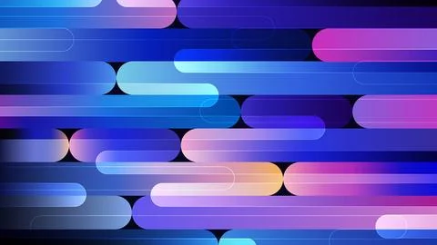 Abstract modern background with blue and purple gradient lines featuring ge.. Illustrazione stock