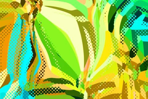 Abstract modern background. Creative colorful forms and shapes. Stock Illustration