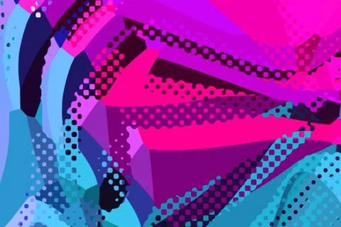 Abstract modern background. Creative colorful forms and shapes. Stock Illustration