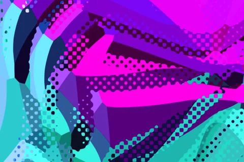 Abstract modern background. Creative colorful forms and shapes. Stock Illustration