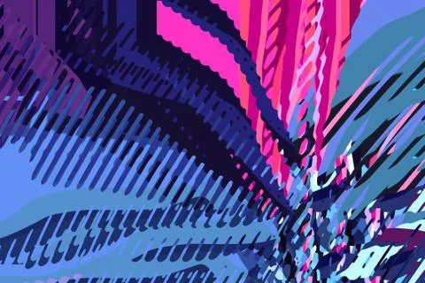 Abstract modern background. Creative colorful forms and shapes. Stock Illustration