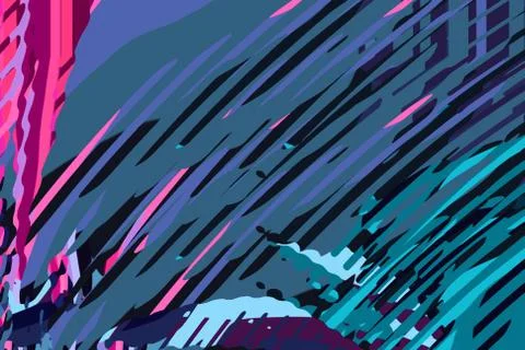 Abstract modern background. Creative colorful forms and shapes. Stock Illustration