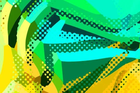 Abstract modern background. Creative colorful forms and shapes. Stock Illustration