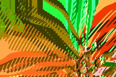 Abstract modern background. Creative colorful forms and shapes. Stock Illustration