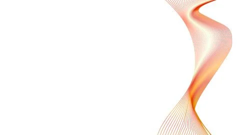 Abstract Modern background effect white and red gradient lines isolated on white Stockillustratie
