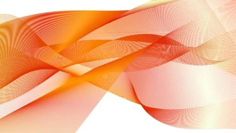 Abstract Modern background effect white and red gradient lines isolated on white Stockillustratie