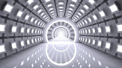 Abstract Modern Background, empty futuristic interior Stock Illustration